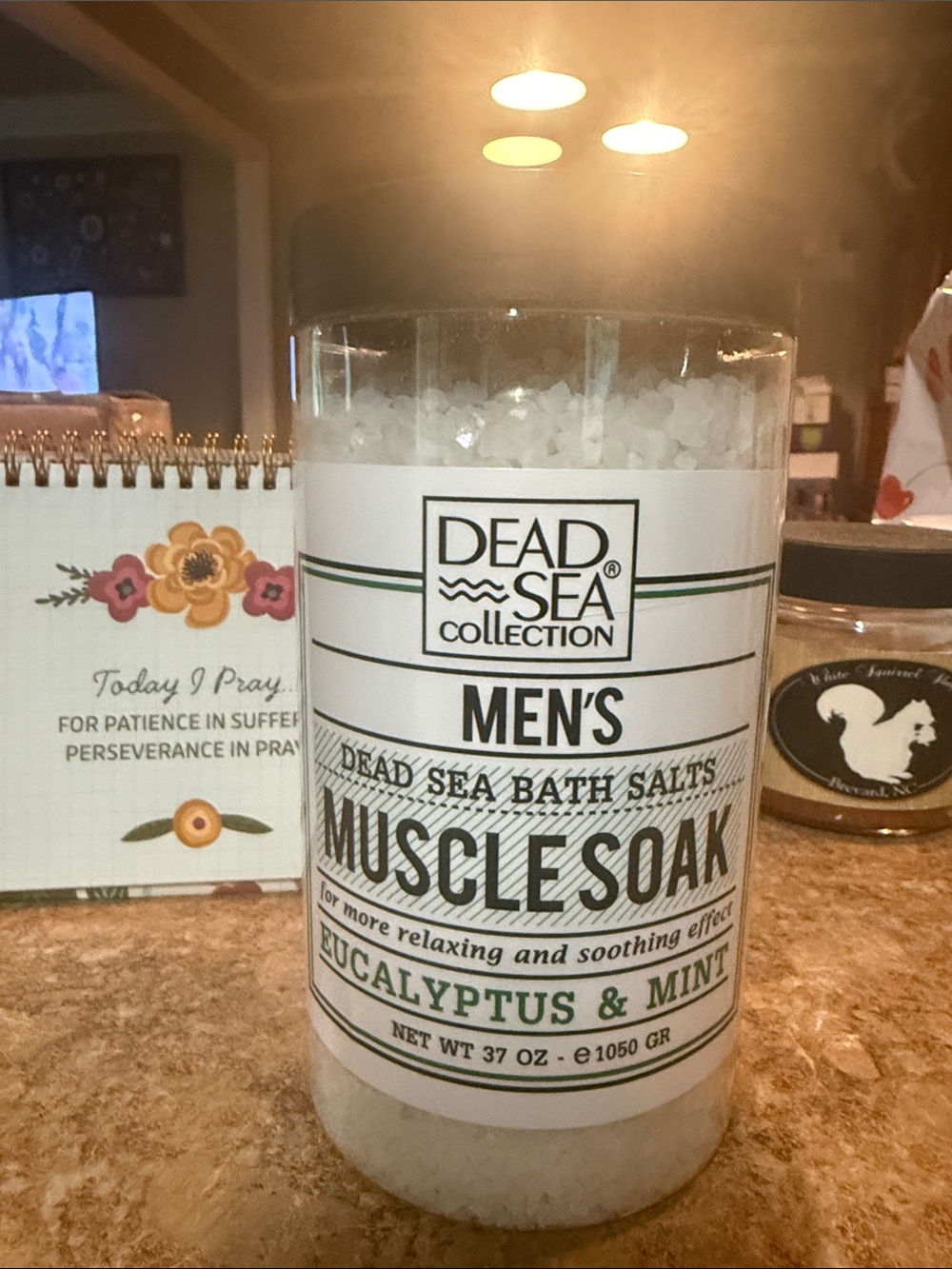 Dead Sea Collection Men's Musclesoak Eucalyptus & Mint Bath Salts - 37oz